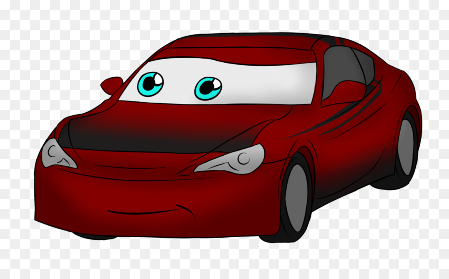 Voiture Rouge，Dessin Animé PNG