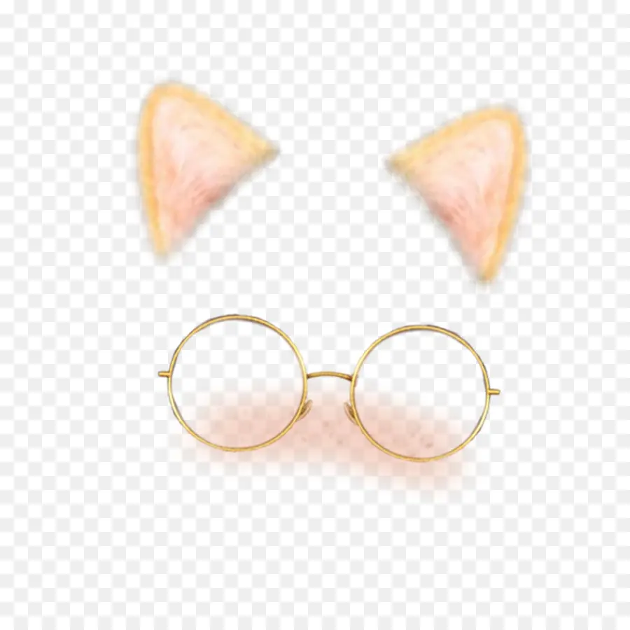 Lunettes Et Oreilles De Chat，Lunettes PNG