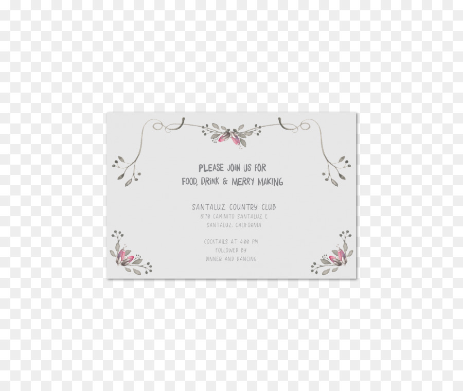 Invitation De Mariage，Rose M PNG