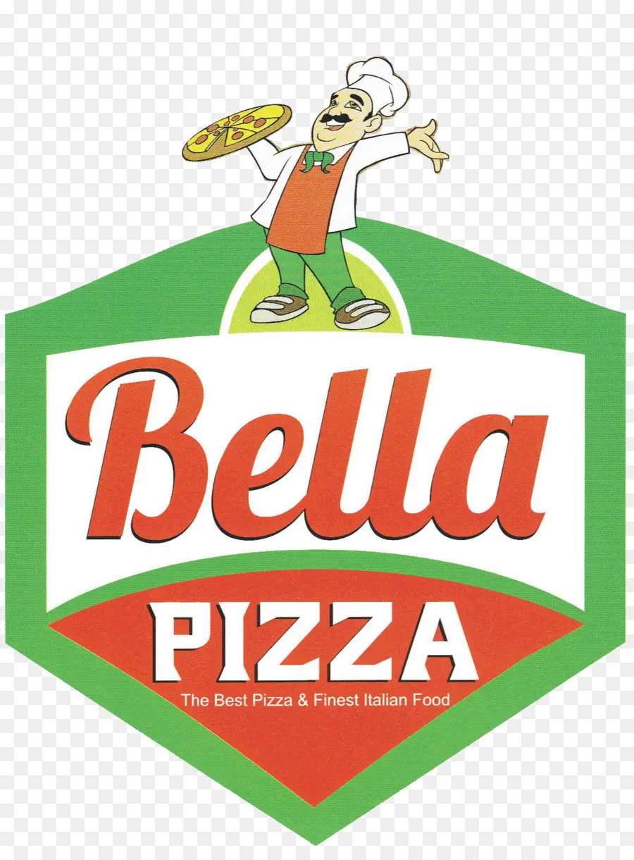 Logo Bella Pizza，Restaurant PNG