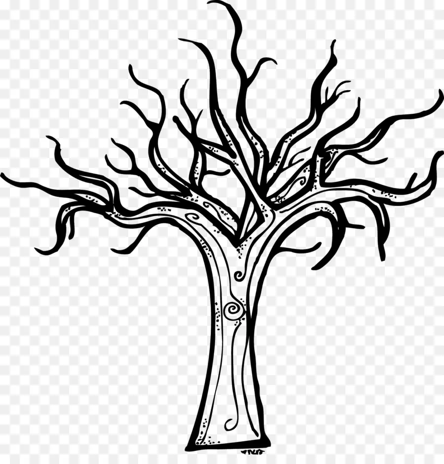 Livre De Coloriage，Arbre PNG