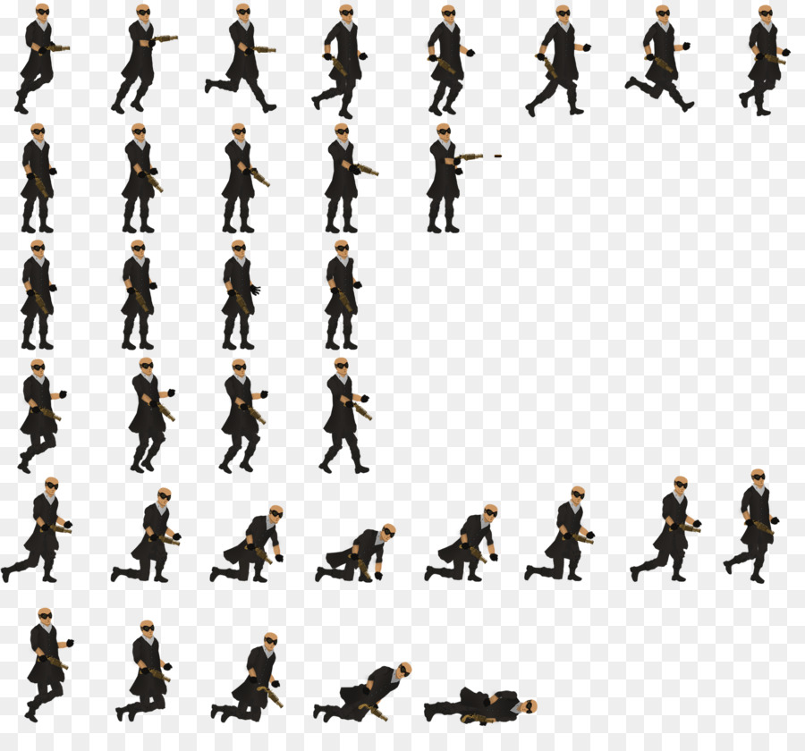 Sprits De Soldats，Animation PNG