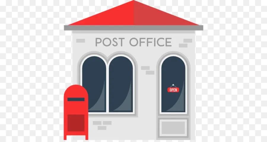 Bureau De Poste，Toit Rouge PNG