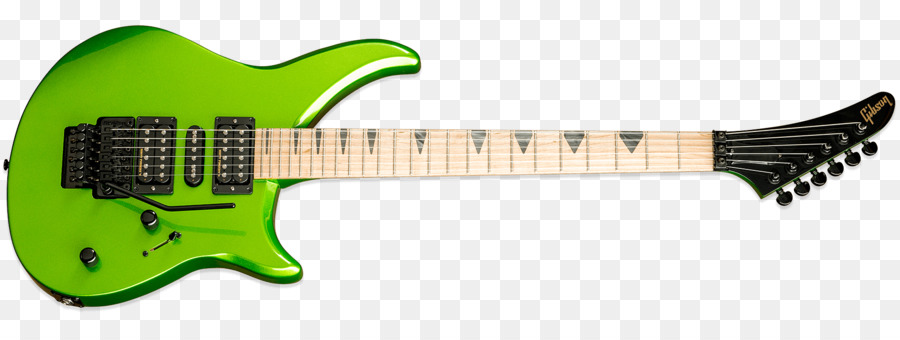 Guitare électrique Verte，Cordes PNG