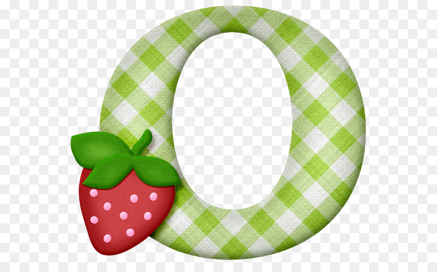 Lettre O，Fraise PNG