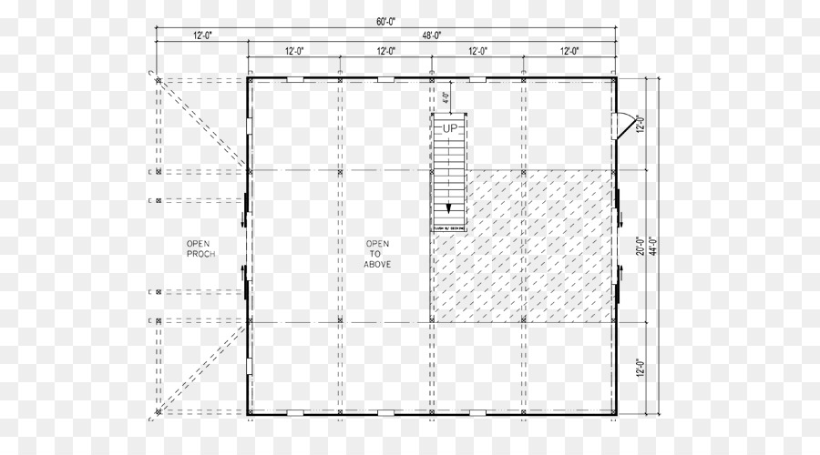 Plan D étage，Angle PNG