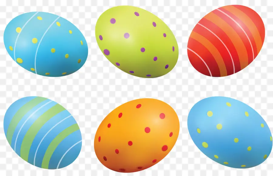 Oeufs De Pâques Colorés，œufs PNG