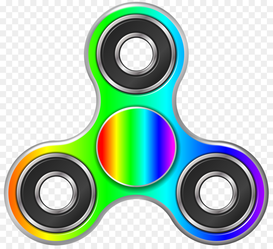 Spinner Bleu Fidget，Fidget Spinner PNG