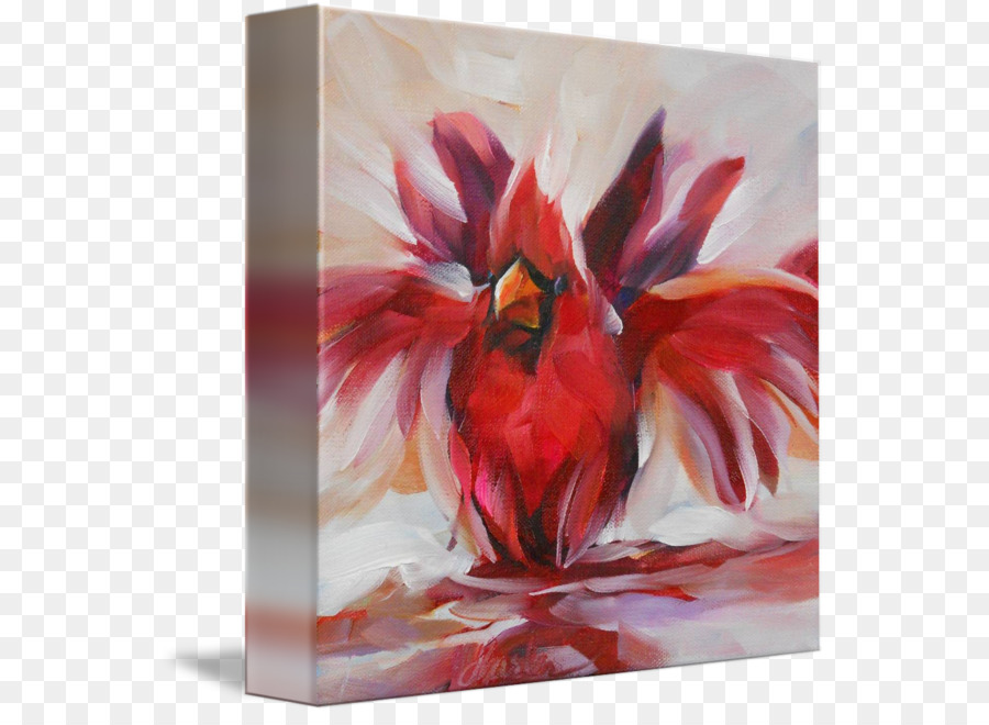 Coq，Peinture Acrylique PNG