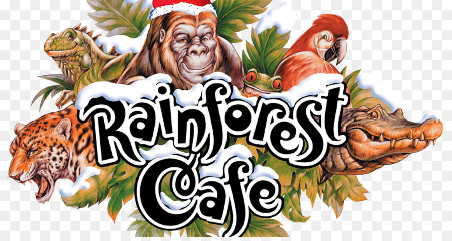 Logo Du Café Rainforest，Restaurant PNG