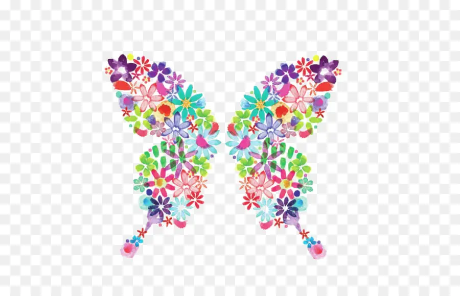 Papillon，Fleurs PNG