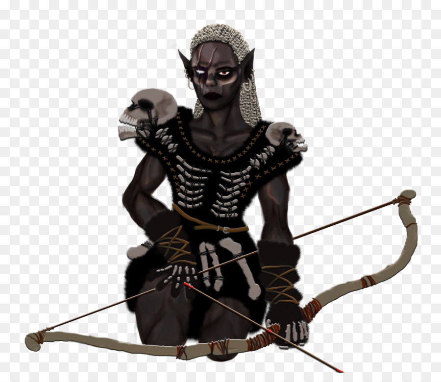 Archer Elfe Noir，Fantaisie PNG