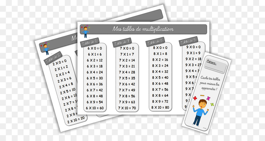 Table De Multiplication，La Multiplication PNG