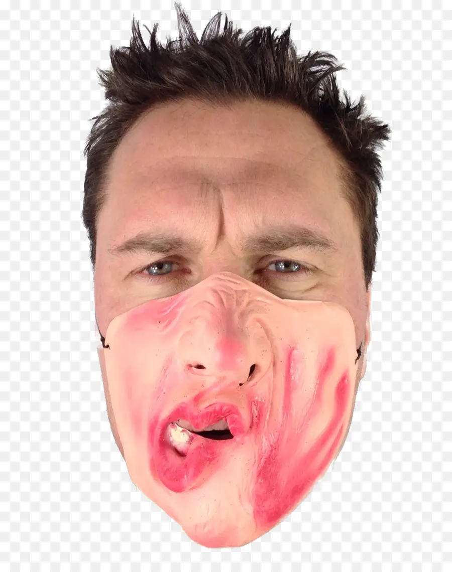 Masque Facial Déformé，Affronter PNG