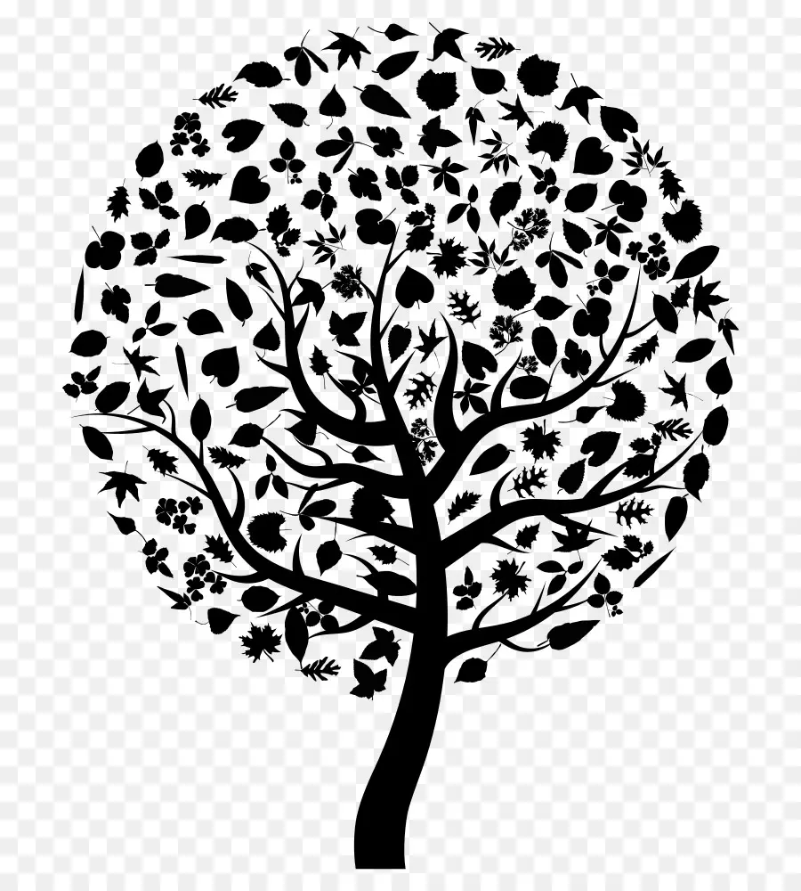 Arbre，Silhouette PNG