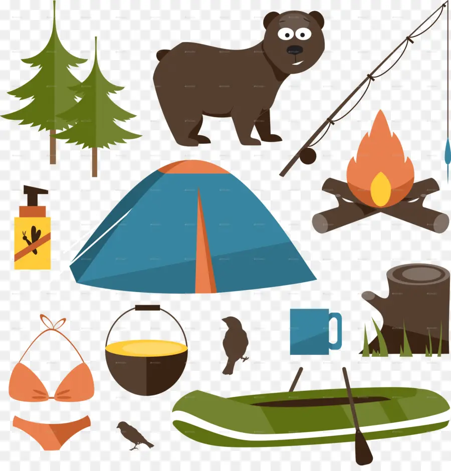 Camping，Tente PNG