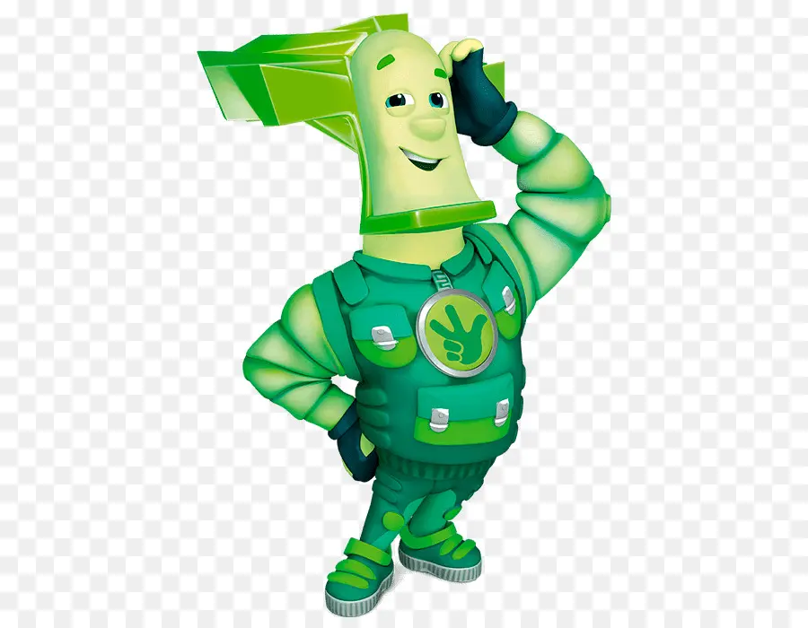 Personnage Fixiki Vert，Fixiki PNG