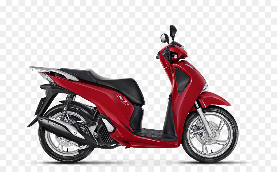 Moto Rouge Et Noire，Scooter PNG