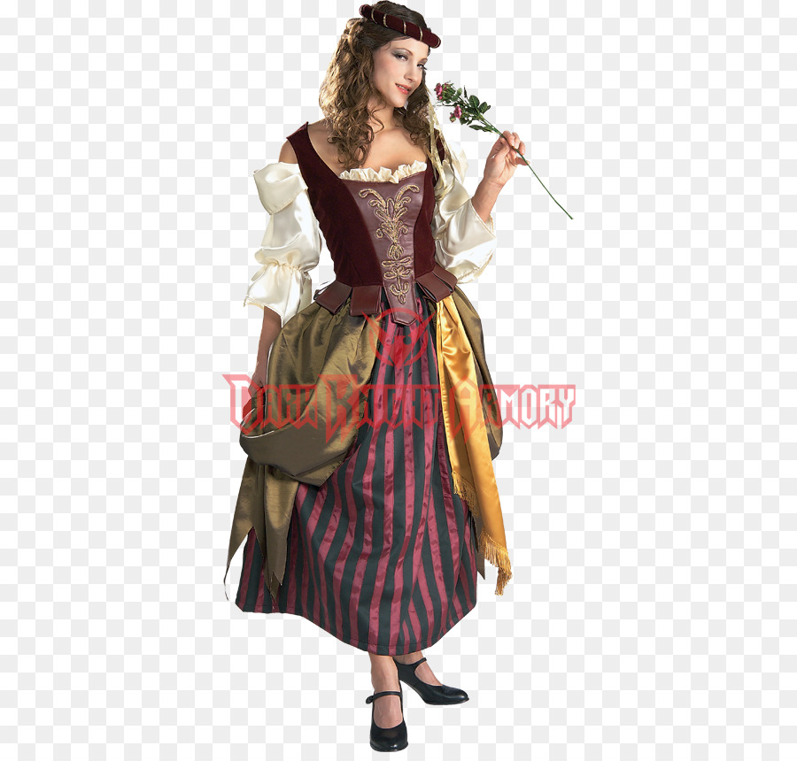 Costume Renaissance，Femme PNG