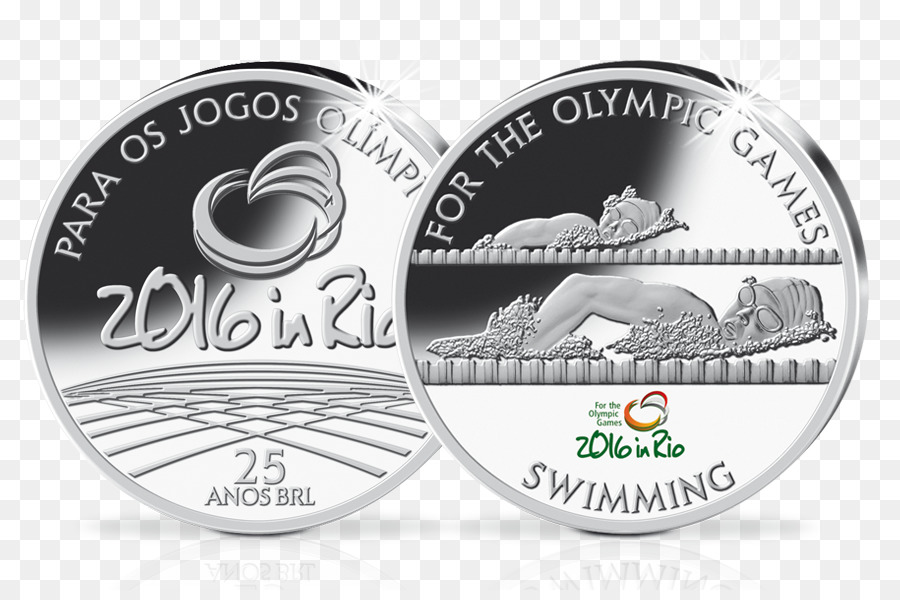 Pièce Olympique，Natation PNG