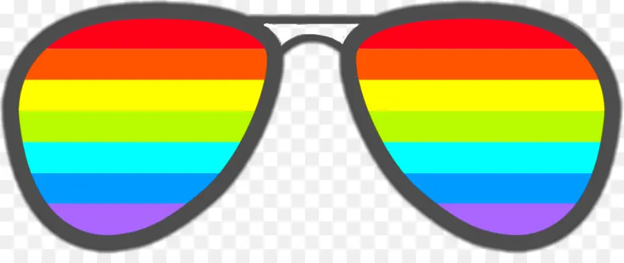 Lunettes De Soleil Arc En Ciel，Lunettes PNG