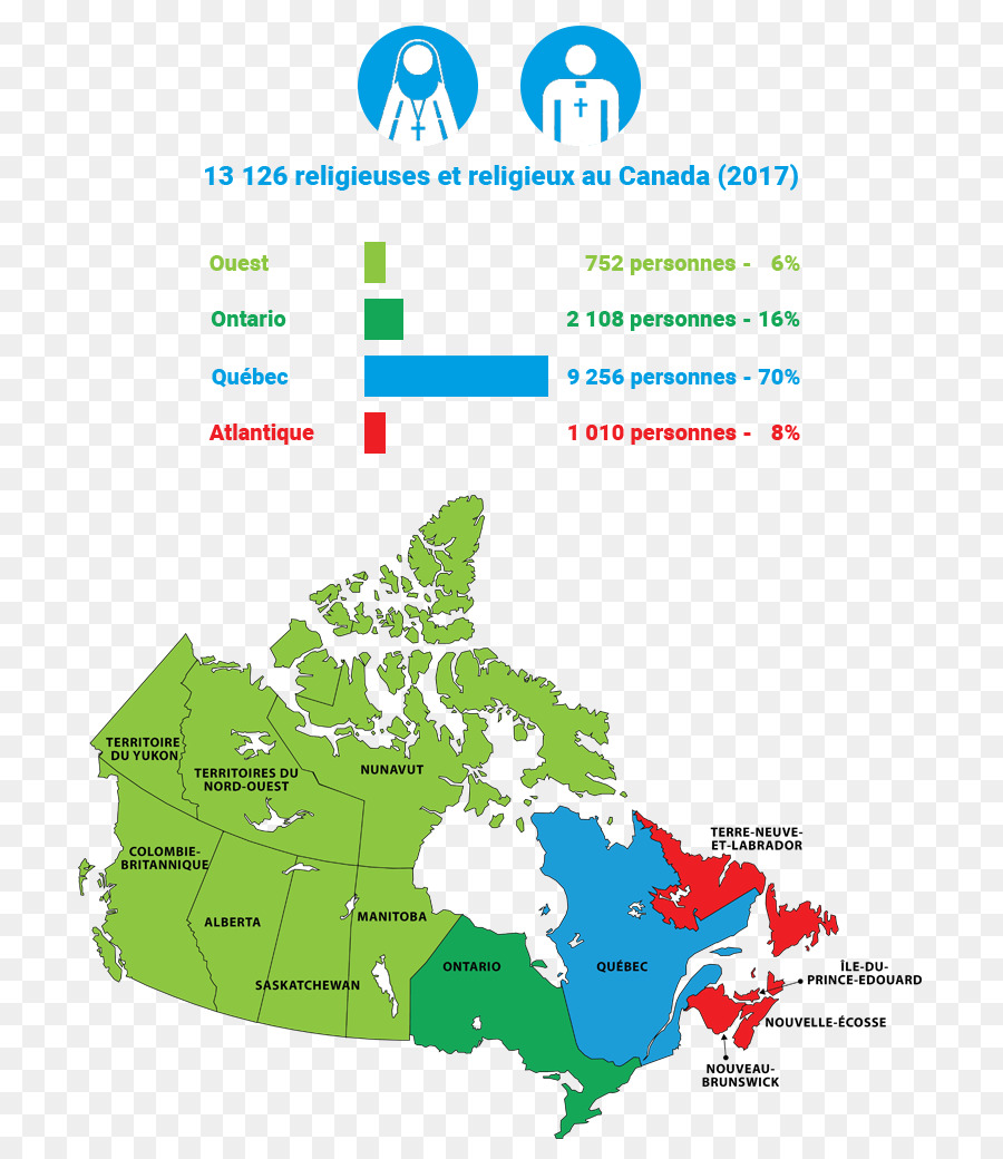 Carte Du Canada，Religieux PNG