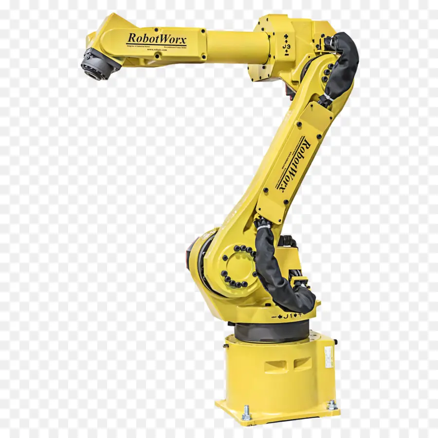 Bras Robotique Jaune，Industriel PNG