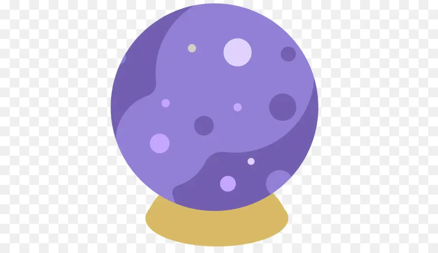 Boule De Cristal Violet，Mystique PNG