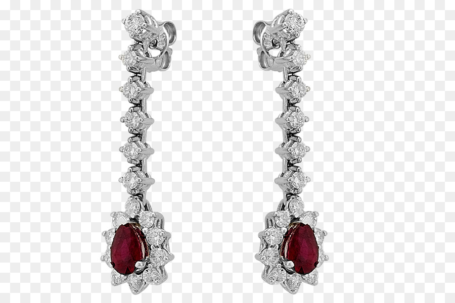 Rubis，Boucle D Oreille PNG