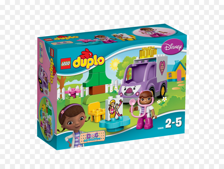 Lego 10605 Duplo Doc Mcstuffins Rosie L Ambulance，Lego Duplo PNG
