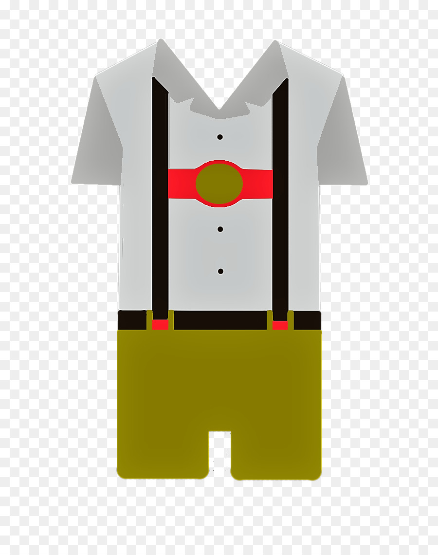 T Shirt，Jaune PNG