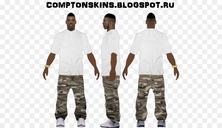 Personnage 3d En Pantalon Camouflage，Modèle PNG