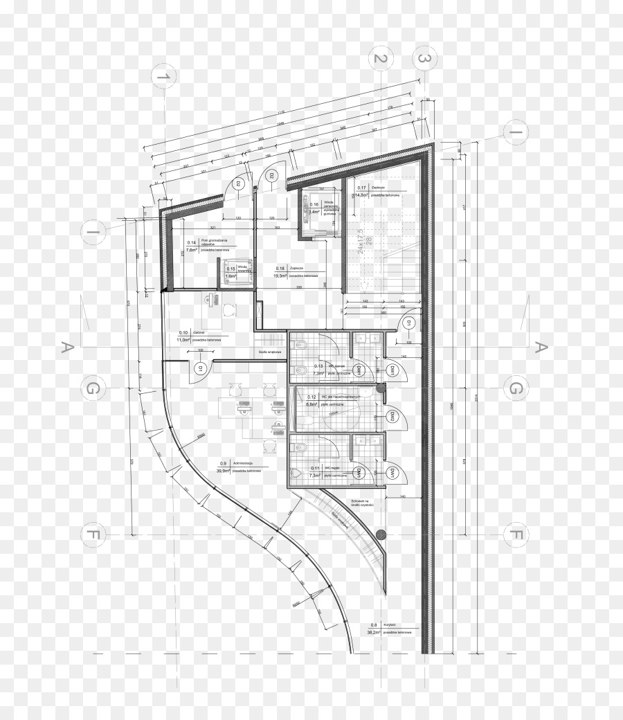 Plan D étage，L Architecture PNG