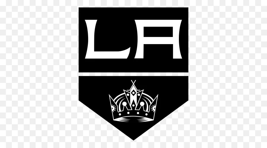 Logo Des Kings De Los Angeles，Noir PNG