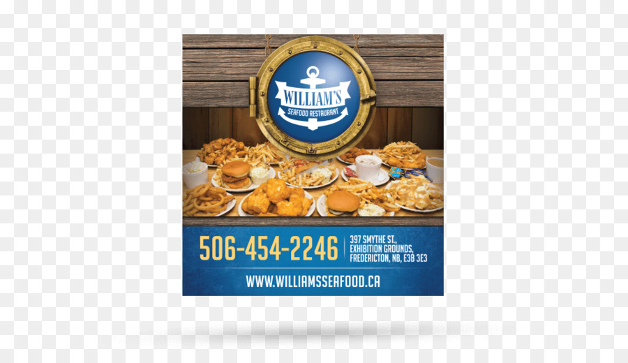 William Restaurant De Fruits De Mer，La Publicité PNG