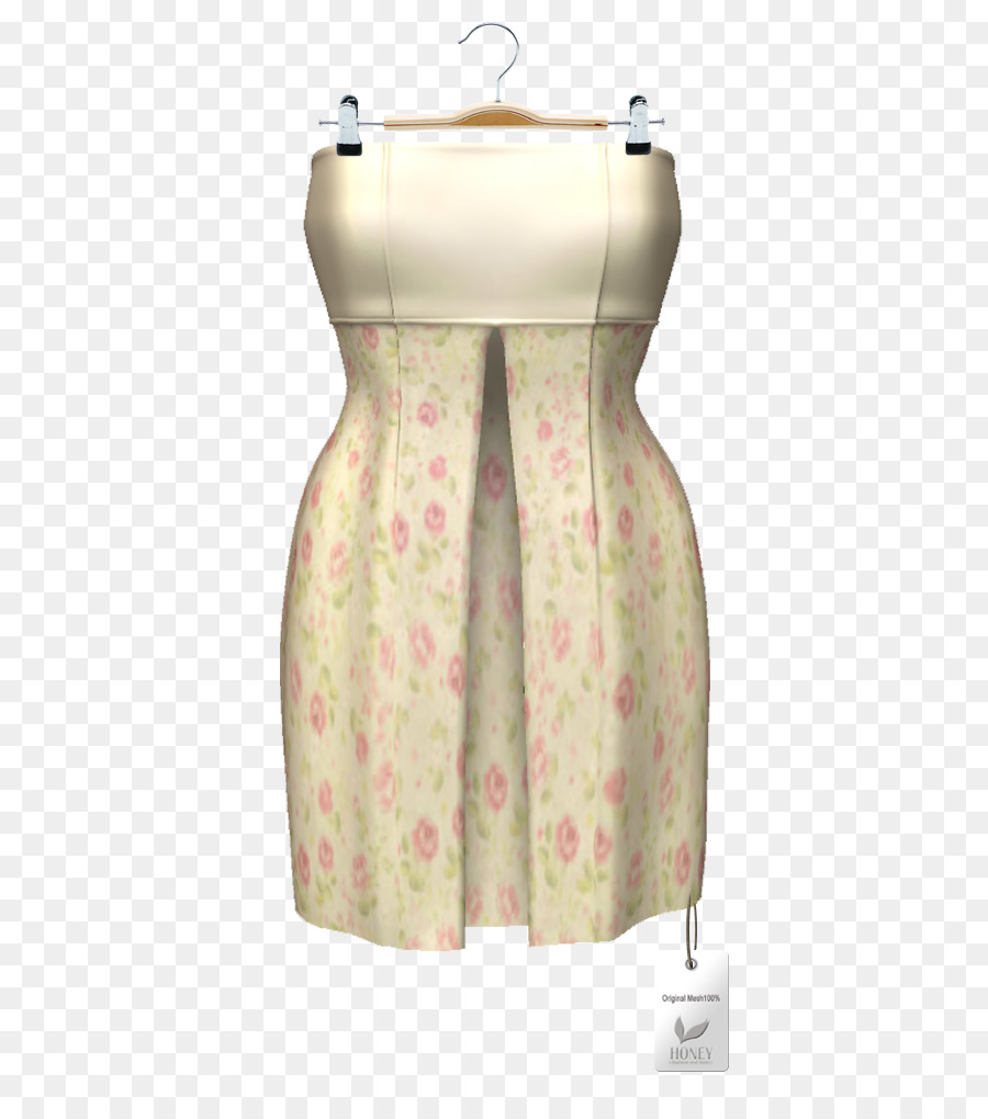 Robe Fleurie，Blanc PNG