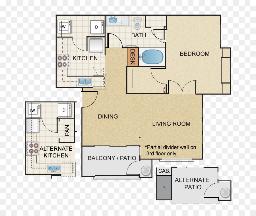 Plan D étage，Presidio Appartements PNG