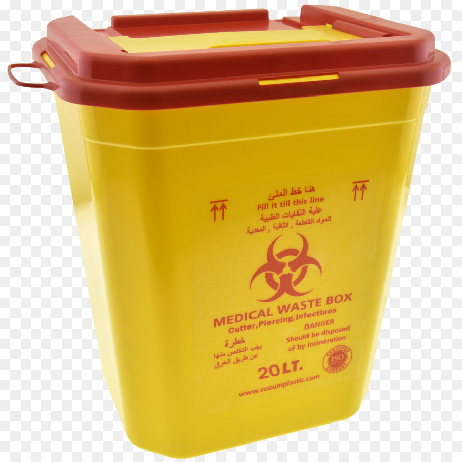 Boîte à Déchets Médicaux，Risque Biologique PNG