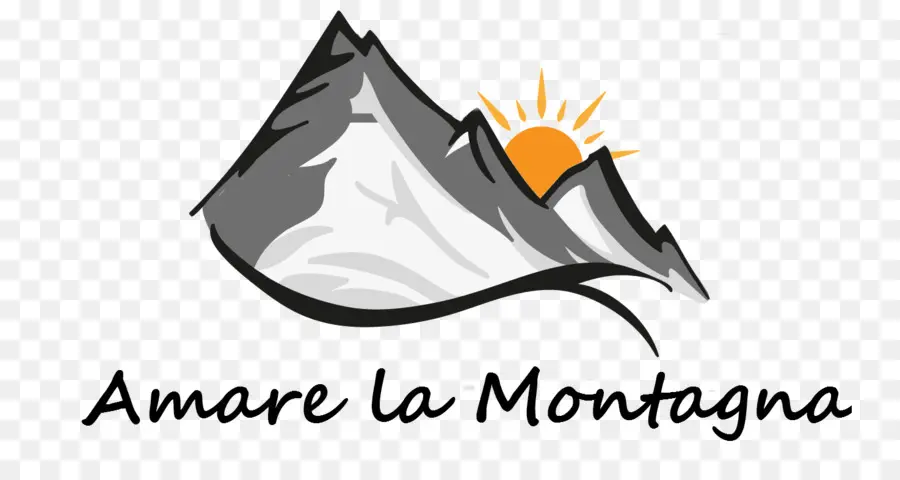 Logo Montagne Et Soleil，Nature PNG