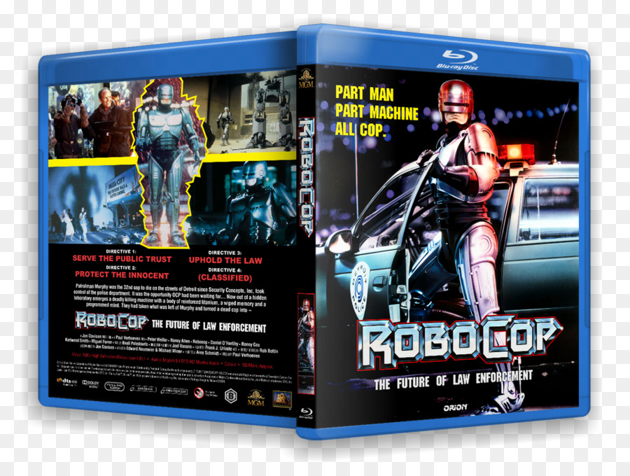 Couverture Blu Ray De Robocop，Film PNG