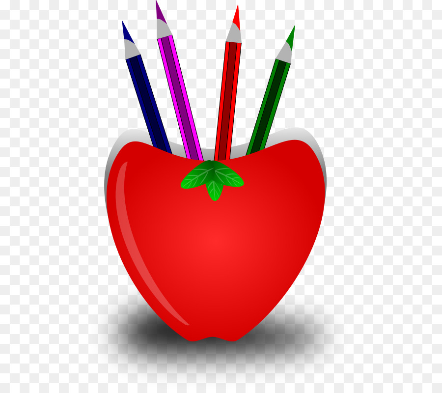 Pomme Rouge，Crayons PNG