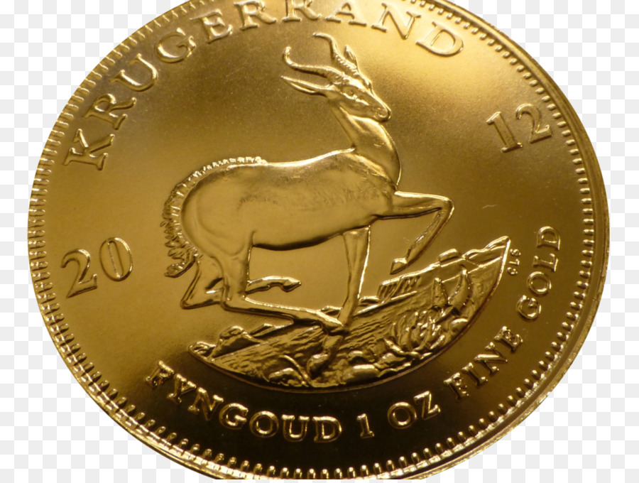 Pièce Krugerrand，Or PNG