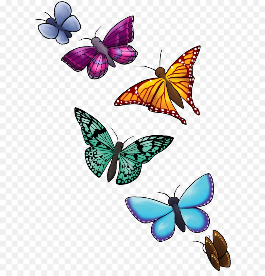 Papillon，Tatouage PNG