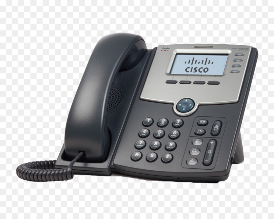 Téléphone Voip，Cisco Spa 504g PNG