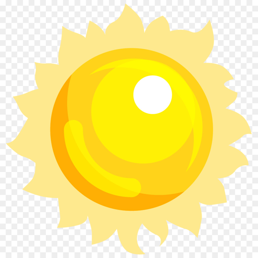 Soleil Jaune，Brillant PNG