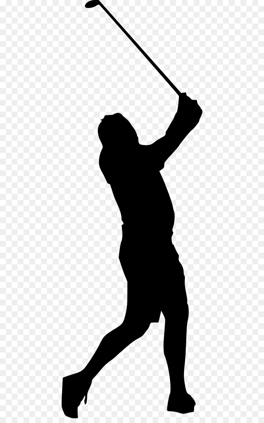 Silhouette De Golfeur，Golf PNG