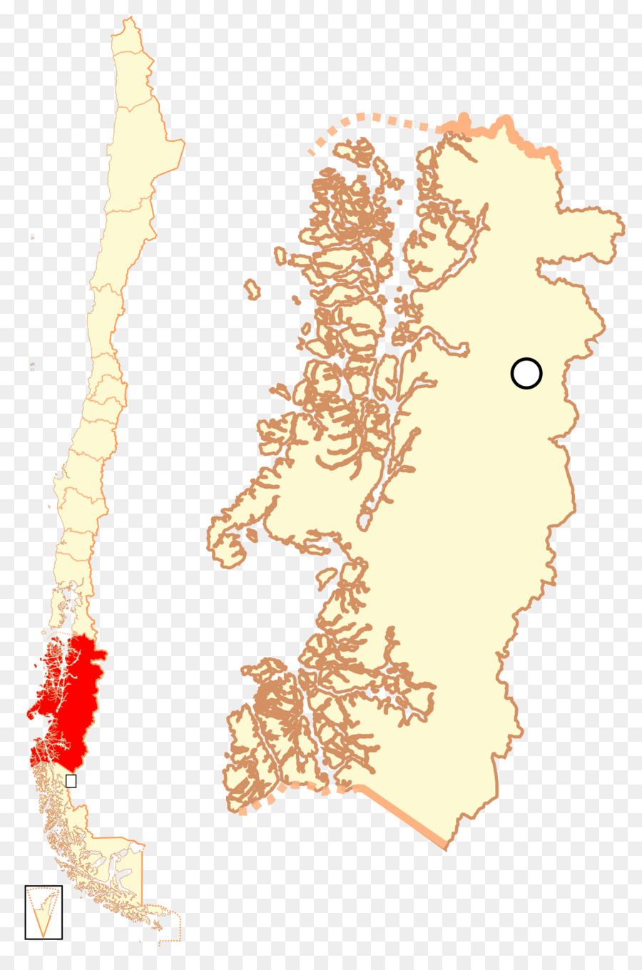 Les Régions Du Chili，Général Carrera Province PNG