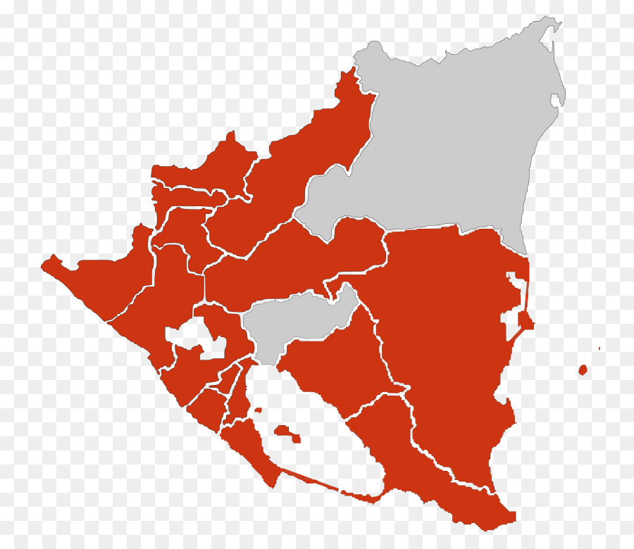 Nicaragua，Carte De Vecteur PNG