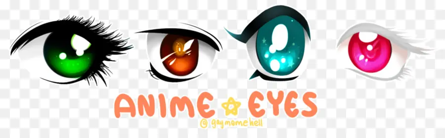 Yeux D'anime，Dessin Animé PNG