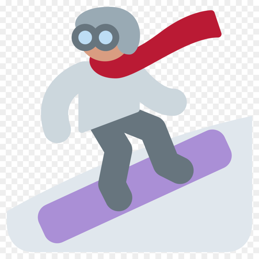 Snowboard，Emoji PNG